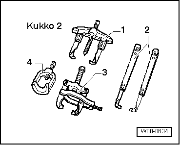 Montagereihenfolge - Deckel für Getriebegehäuse und 5./6. Gang ab- und anbauen