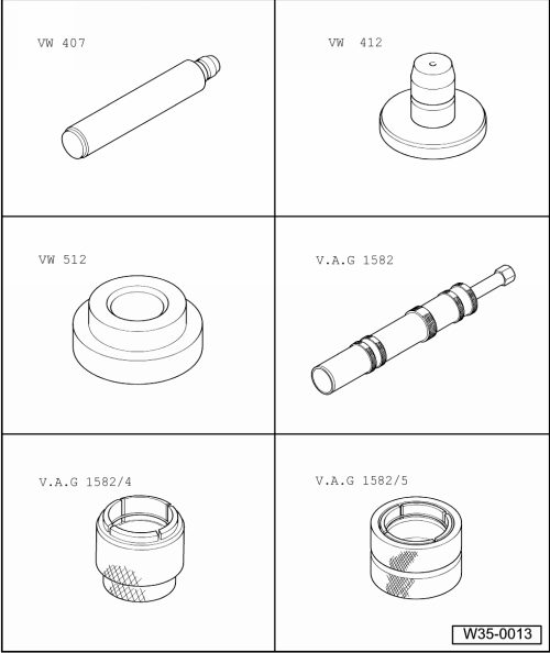 Abtriebswelle zerlegen und zusammenbauen