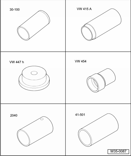 Abtriebswelle zerlegen und zusammenbauen