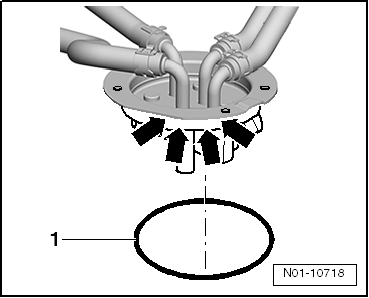 Kraftstofffilter-Oberteil aus- und einbauen