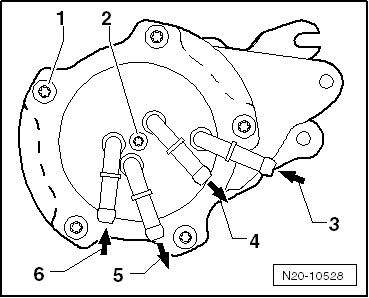 Kraftstofffilter-Oberteil - Montageübersicht