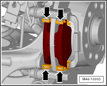 Bremsbeläge aus- und einbauen Bosch