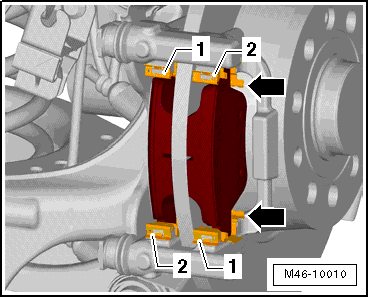 Bremsbeläge aus- und einbauen Bosch