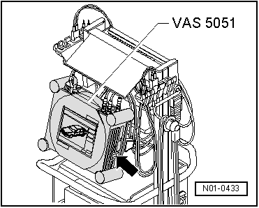 VAS 5051- anschließen und Funktionen anwählen