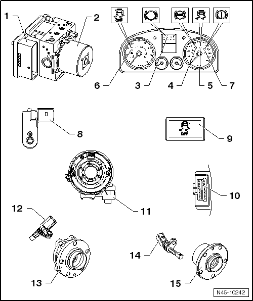 ABS Mark 60 EC (ABS/EDS/ASR/ESP) ab KW 22/10, Linkslenker