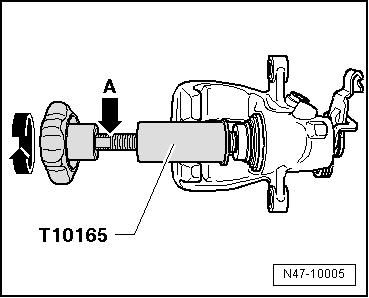 Kolben für Bremssattel CII 41 aus- und einbauen