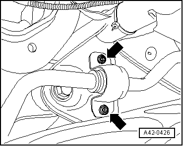 Stabilisator aus- und einbauen