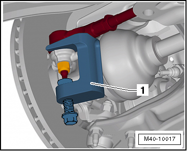 Aggregateträger mit Lenkgetriebe aus- und einbauen