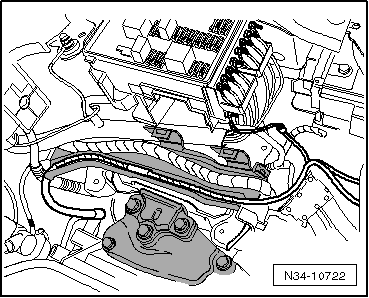 Aggregateträger mit Lenkgetriebe aus- und einbauen