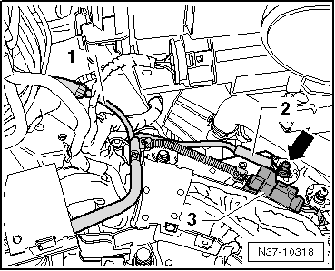 Aggregateträger mit Lenkgetriebe aus- und einbauen