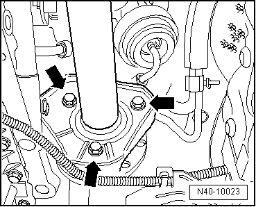 Zwischenwelle aus- und einbauen