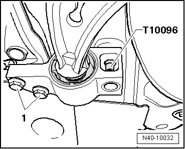 Achslenker mit Lagerbock aus- und einbauen