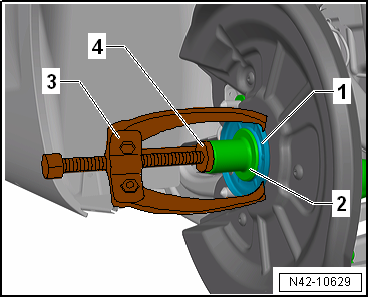 Radlagervordichtung aus- und einbauen