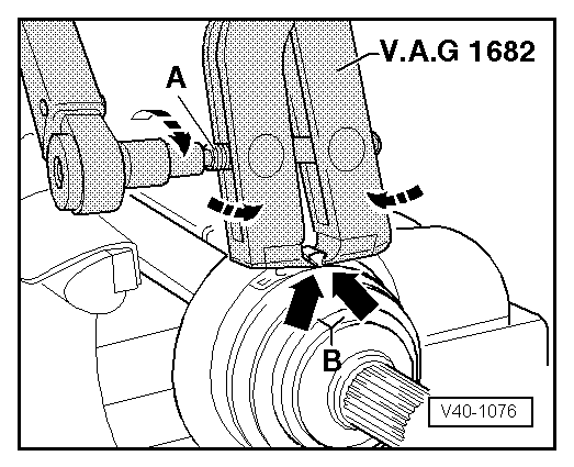 Gelenkwelle mit Gleichlaufschiebegelenk VL107 (gesteckt) zerlegen und zusammenbauen