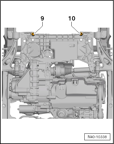 Lenkgetriebe aus- und einbauen, Linkslenker (Generation 1 und 2) bis Modelljahr 2008