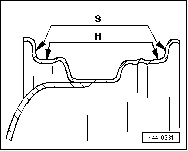 Höhenschlag und Seitenschlag am Scheibenrad prüfen