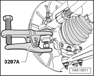 Spurstange aus- und einbauen