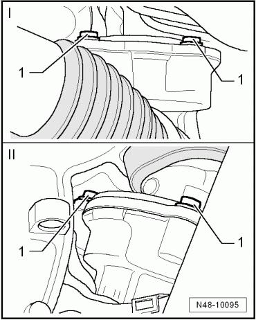 Unterscheidung der Lenkgetriebe Generation 1 und Generation 2