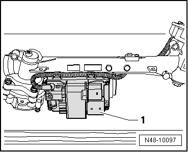 Lenkgetriebe aus- und einbauen, Linkslenker (Generation 1 und 2) bis Modelljahr 2008