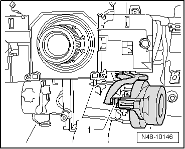 Lenksäule aus- und einbauen, Rechtslenker ab Modelljahr 2011