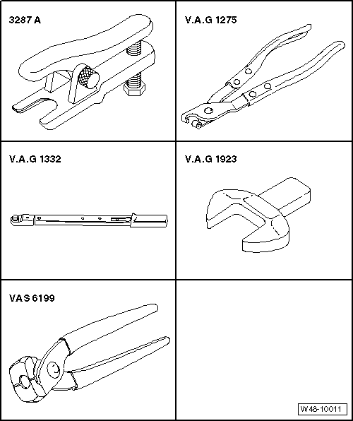 Spurstange aus- und einbauen