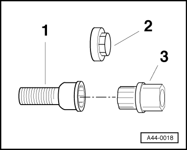 Radschrauben, Diebstahlhemmende Radschraube