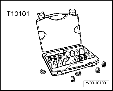 Rad montieren, Montagehinweise Audi