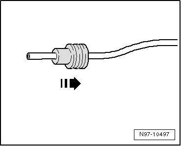 Reparatur von Leitungen mit einem Querschnitt bis 0,35 mm 2