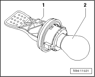 Lampe für Blinklicht vorn ersetzen