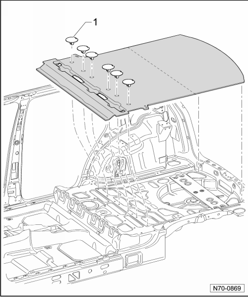 Ladeboden aus- und einbauen (5-Sitzer)