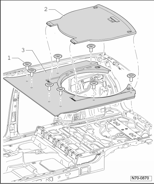 Ladeboden aus- und einbauen (5-Sitzer)